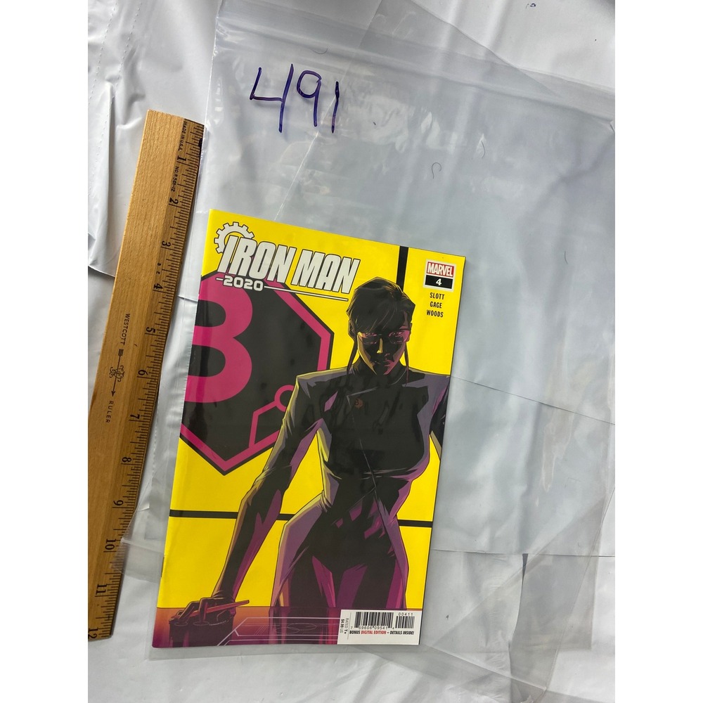 Iron Man 2020 4 Marvel Comic Book Slott Gage Woods 2020